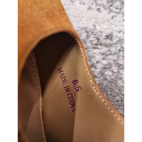 Elaine Turner Wedges tan shoes women's size 6.5 - Picture 7 of 7